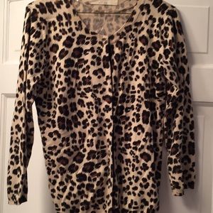 Animal print sweater